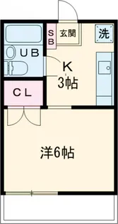 緑が丘ハイツ【3階】の間取り