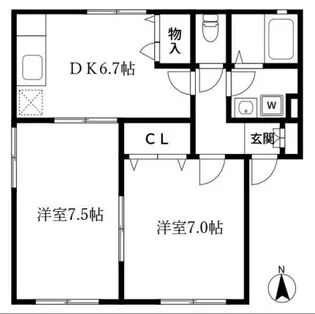アトリエ鎌倉【1階】の間取り