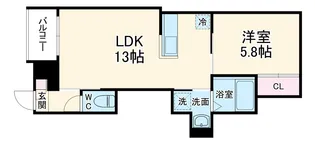 Regalest Belle(ベル)【3階】の間取り