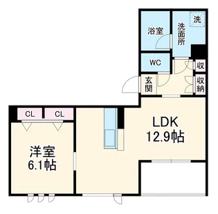 LUANA VIP RESIDENCE【203号室】の間取り