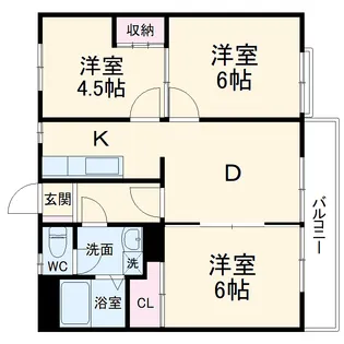 加藤マンション【103号室】の間取り