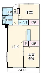 ファミーユ戸田【4階】の間取り