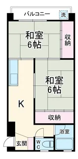 第1村上ビル【303号室】の間取り