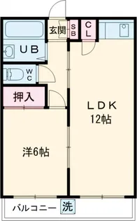 マンション高田馬場【3階】の間取り