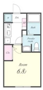エスポアール【2階】の間取り