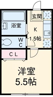 ユニハウス八事館【1階】の間取り
