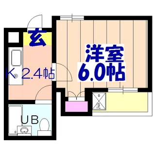 ジュネパレス船橋第3【4階】の間取り