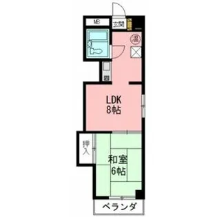 メゾンパール泉【2階】の間取り