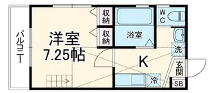 ロフティア弐番館【203号室】の間取り
