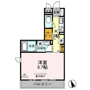 ロイヤルヒル三郷【3階】の間取り