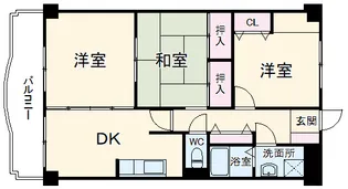 エレガンス・カーサあざみ野【1階】の間取り