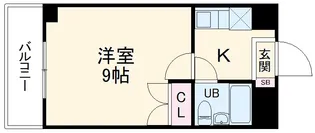 宇佐美ビル【603号室】の間取り
