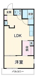 Like作草部2nd【3階】の間取り