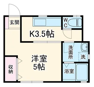 ローズハウス【202号室】の間取り