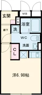 レピュア早稲田レジデンス【302号室】の間取り