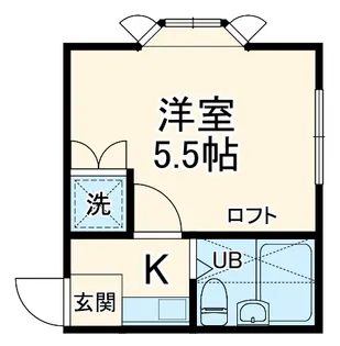 リバーハウス【1階】の間取り