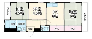 コーポエム5【2C号室】の間取り