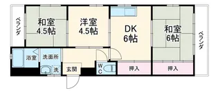 コーポエム5【3B号室】の間取り