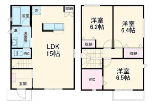 ラテルネ本八幡【1階】の間取り
