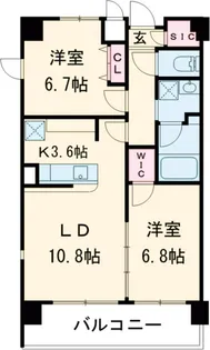 KATURA高崎【8階】の間取り
