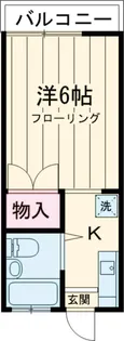セト若林パートⅡ【205号室】の間取り