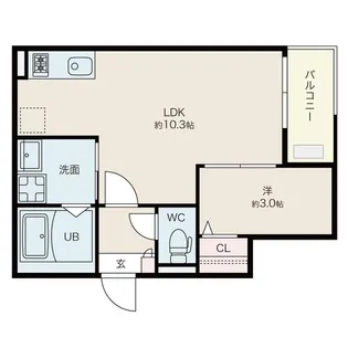 Jack ashinoyaⅠ【2階】の間取り