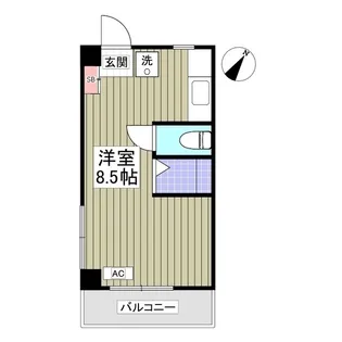 マースコーポ所沢【4階】の間取り