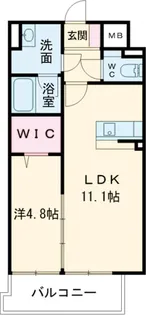 PALMS(パームス)【205号室】の間取り