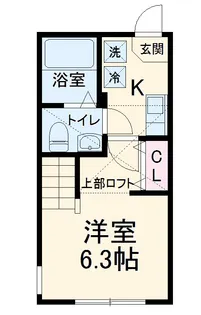キュステ【2階】の間取り