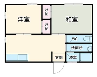 パルメゾン倉田【101号室】の間取り
