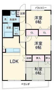 リバーコート英光【405号室】の間取り