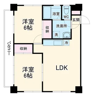 フローラ・K【202号室】の間取り