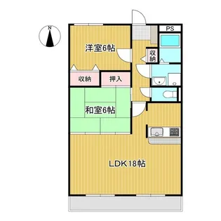Sejour Niie【2階】の間取り