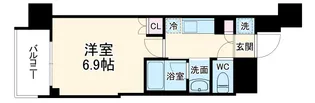 ラグゼナ磯子【602号室】の間取り