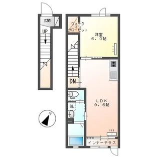 サンフラワー【2階】の間取り
