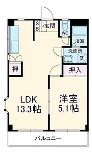 メゾン・ド・ソレイユ梶ヶ谷【3階】の間取り