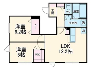 セントルヴィラージュ【1階】の間取り