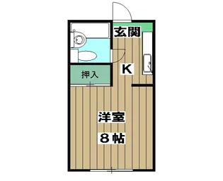 メゾン嵯峨【302号室】の間取り