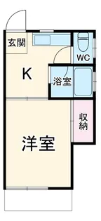 フォレストクラス東海大学前【1階】の間取り