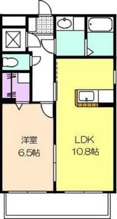 アトランティス四ツ谷【3階】の間取り