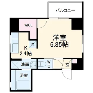 Casa Avenue Ikeshita【703号室】の間取り