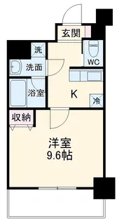 アマーレ東海通【10階】の間取り
