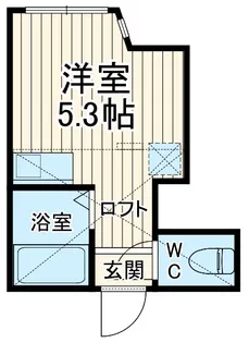 ユナイト日ノ出ルモンド【2階】の間取り