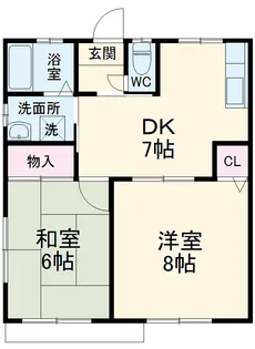 サンハイツ蛭池Ⅰ【1階】の間取り