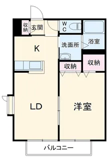 グリーンルーフ【1階】の間取り