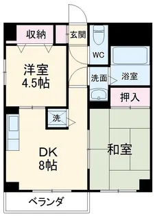 宮崎台コートパレス【4階】の間取り