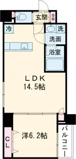 ルミーク大山【1階】の間取り