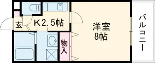 Casa Wood花園【2階】の間取り