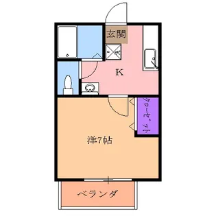 ハイツNT【202号室】の間取り