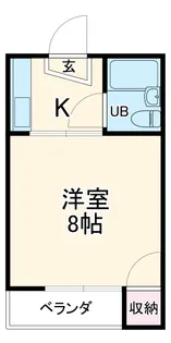 東栄コーポ【7号室】の間取り
